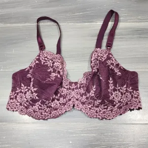 Wacoal Embrace Lace Underwire Bra 65191 Purple Lilac 36D