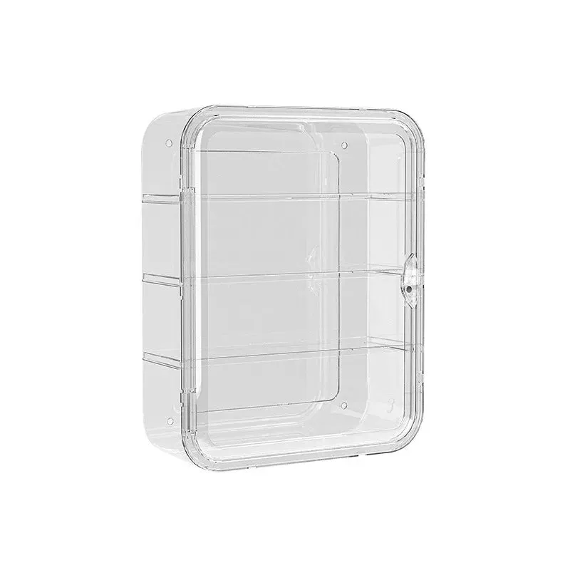 Wall Mounted Clear Makeup Organizer