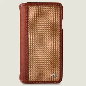 Wallet Wood iPhone Xs Max Leather Case