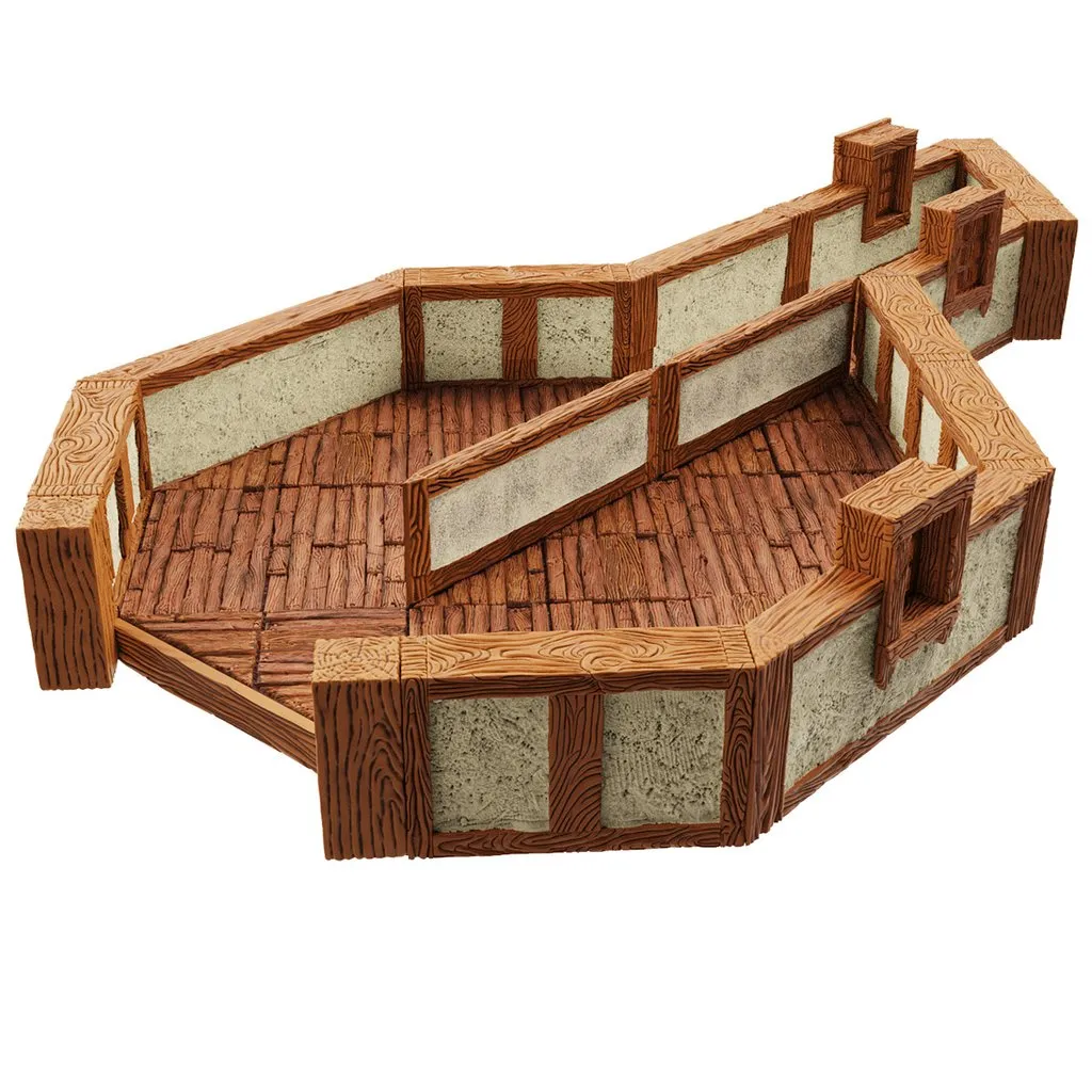 Warlock Dungeon Tiles : Town/Village III - Angles