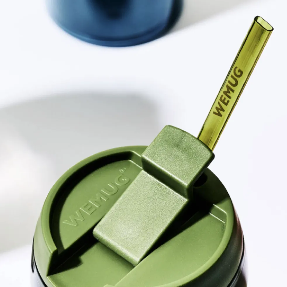 WEMUG Coffeehouse Hot-sip Straw -3 colors