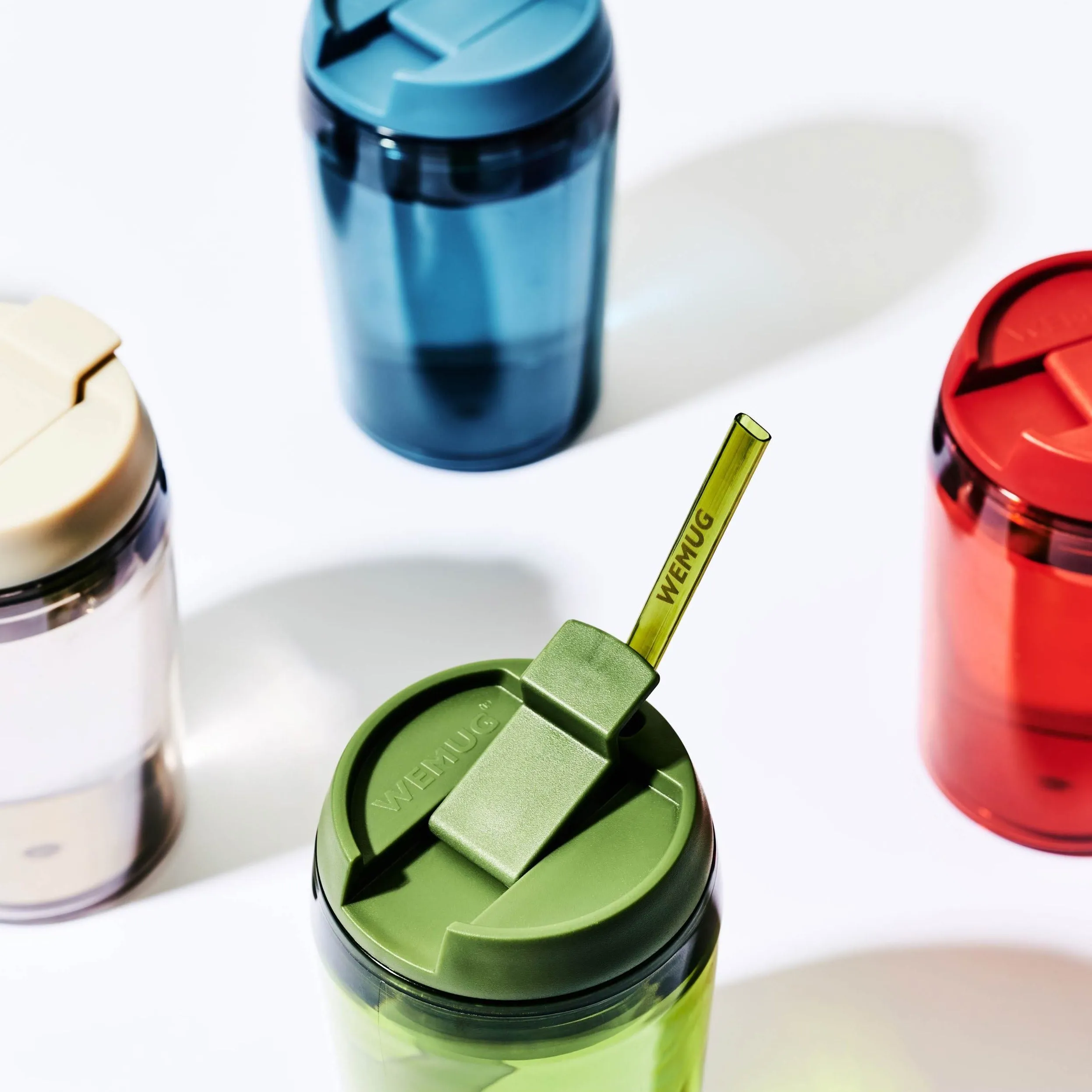 WEMUG Coffeehouse Hot-sip Straw -3 colors