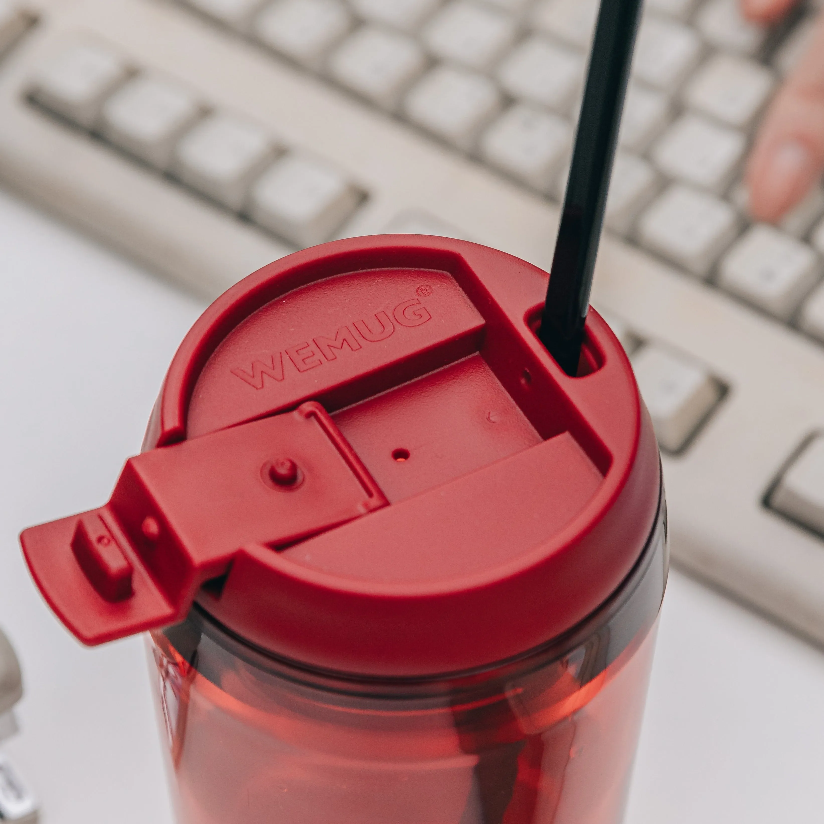 WEMUG Coffeehouse Hot-sip Straw -3 colors