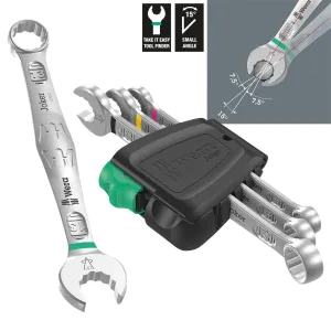 Wera Combination Spanner Wrench Set 6003 Joker 4 Set 1 Metric 4 Piece 8-13mm