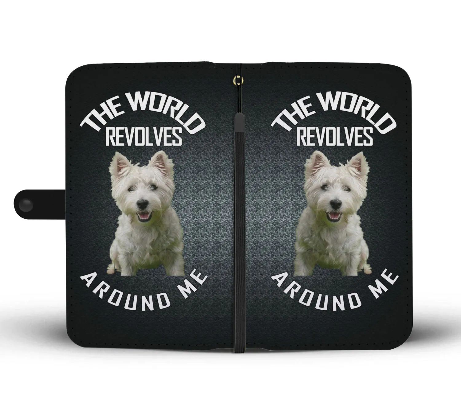 Westie World Phone Case Wallet