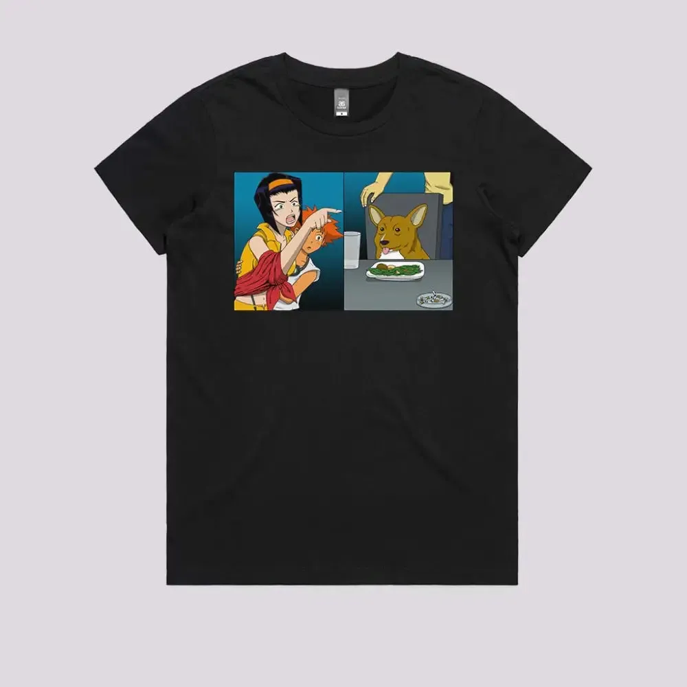 Woman vs Data Dog T-Shirt