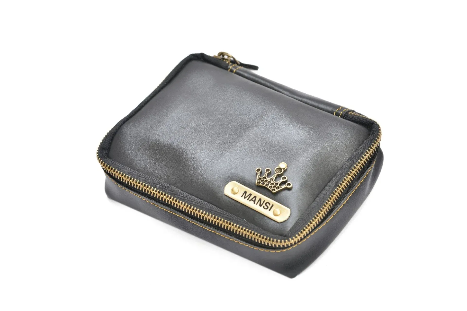 Women's Combo : Mini Makeup Kit  & Chained Sling bag - Black