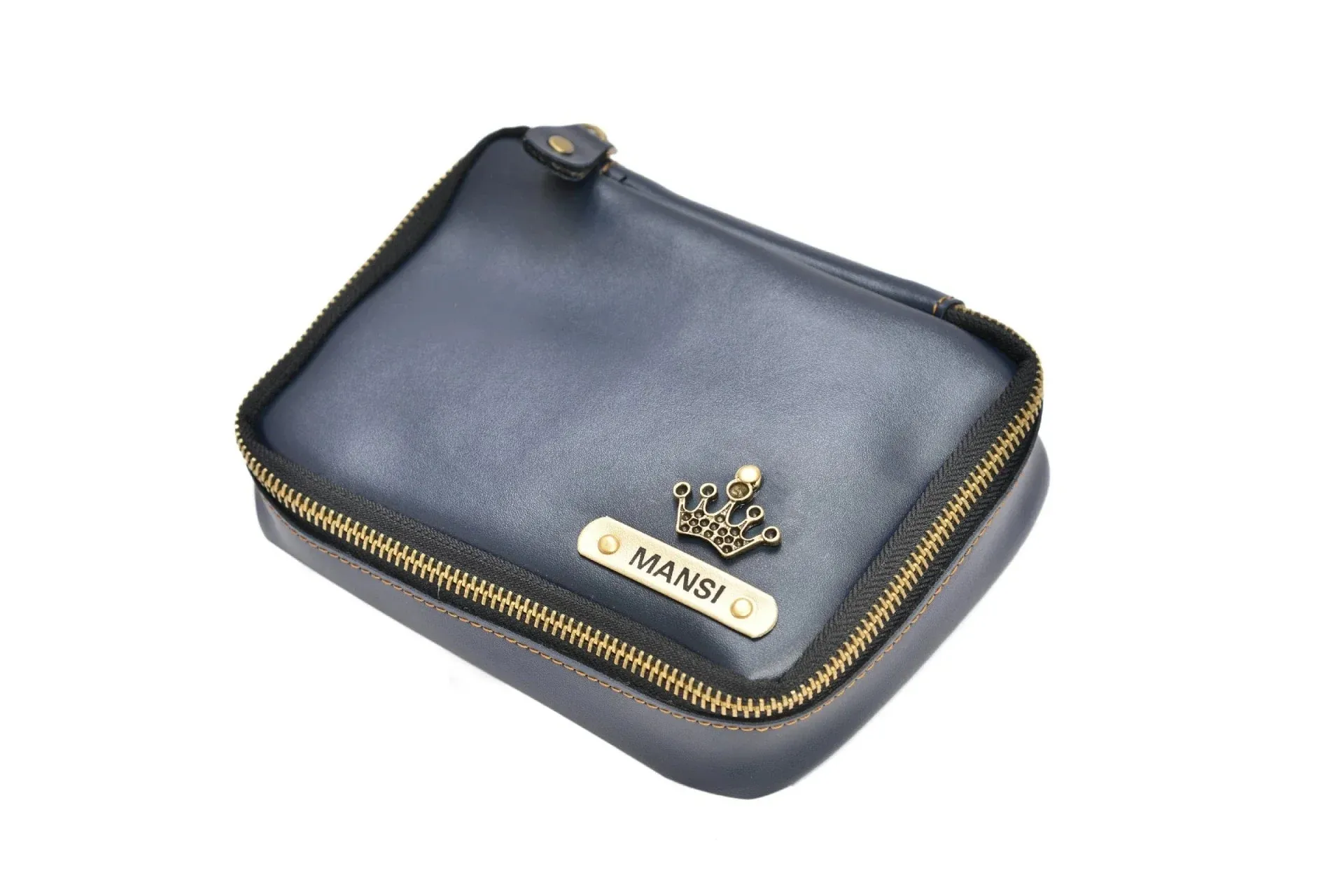 Women's Combo : Mini Makeup Kit & Chained Sling Bag (Royal Blue)