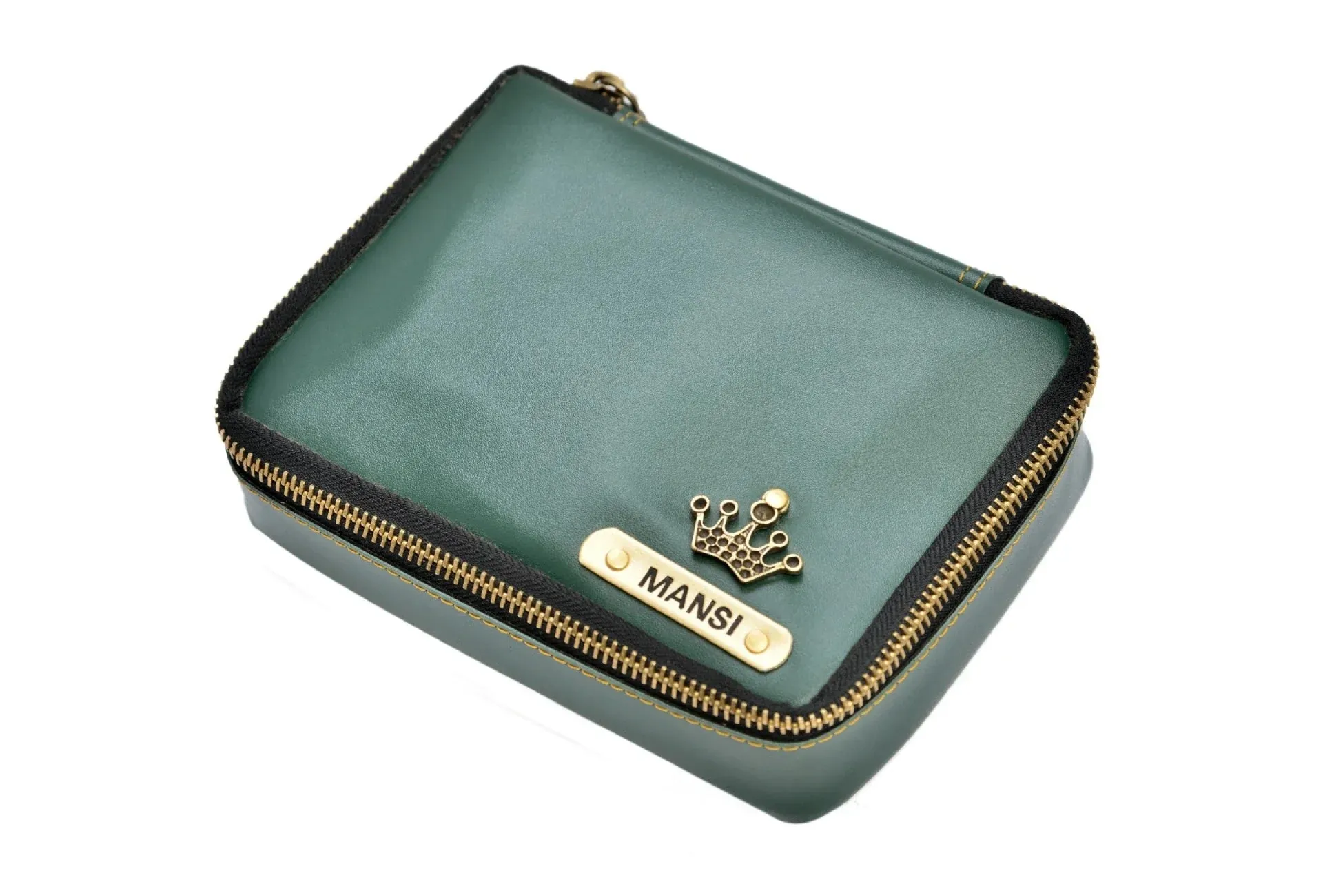 Women's Combo : Mini Makeup Kit & Sling Bag (Olive Green)