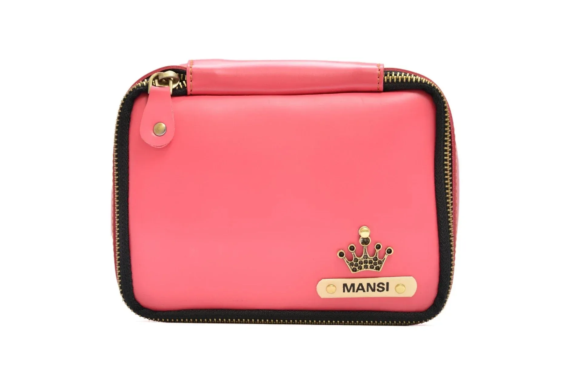 Women's Combo : Mini Makeup Kit & Sling Bag (Pink)