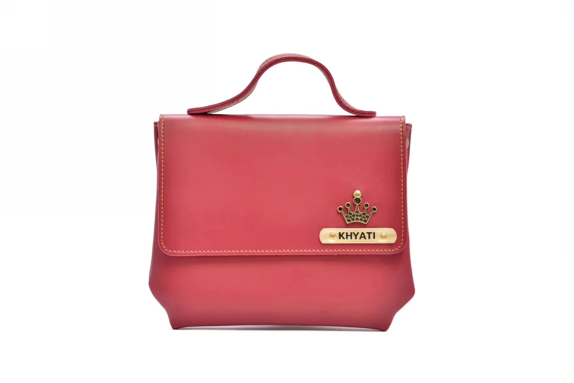 Women's Combo : Mini Makeup Kit & Sling Bag (Wine)