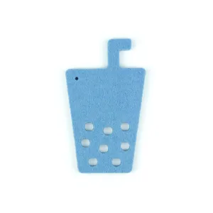 Wool Felt Charm - Bubble Tea