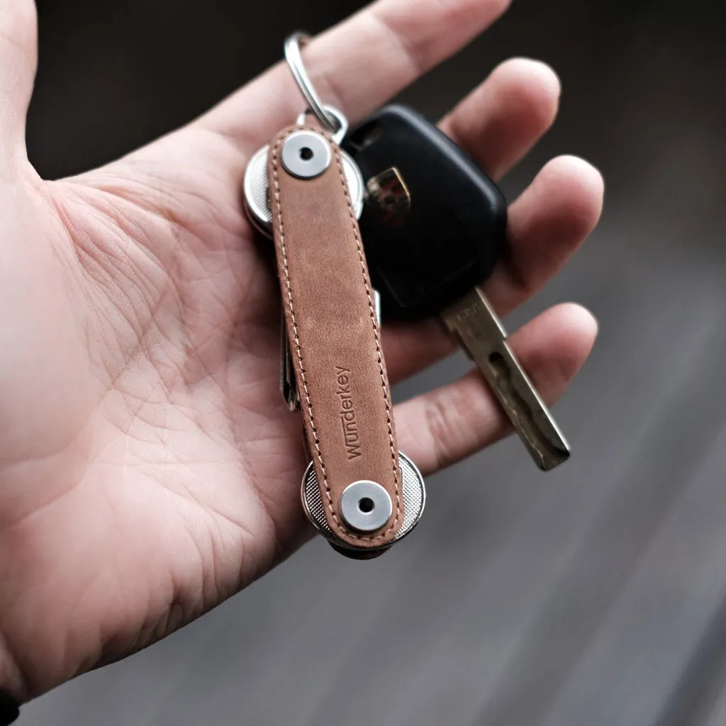 Wunderkey - Caramel Leather Key Organizer