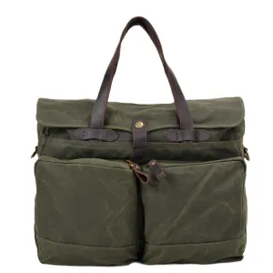 XIEYINSHE 2025 Retro soft oil wax canvas men's bag business briefcase 15.6 inch computer bag casual portable shoulder messenger bag