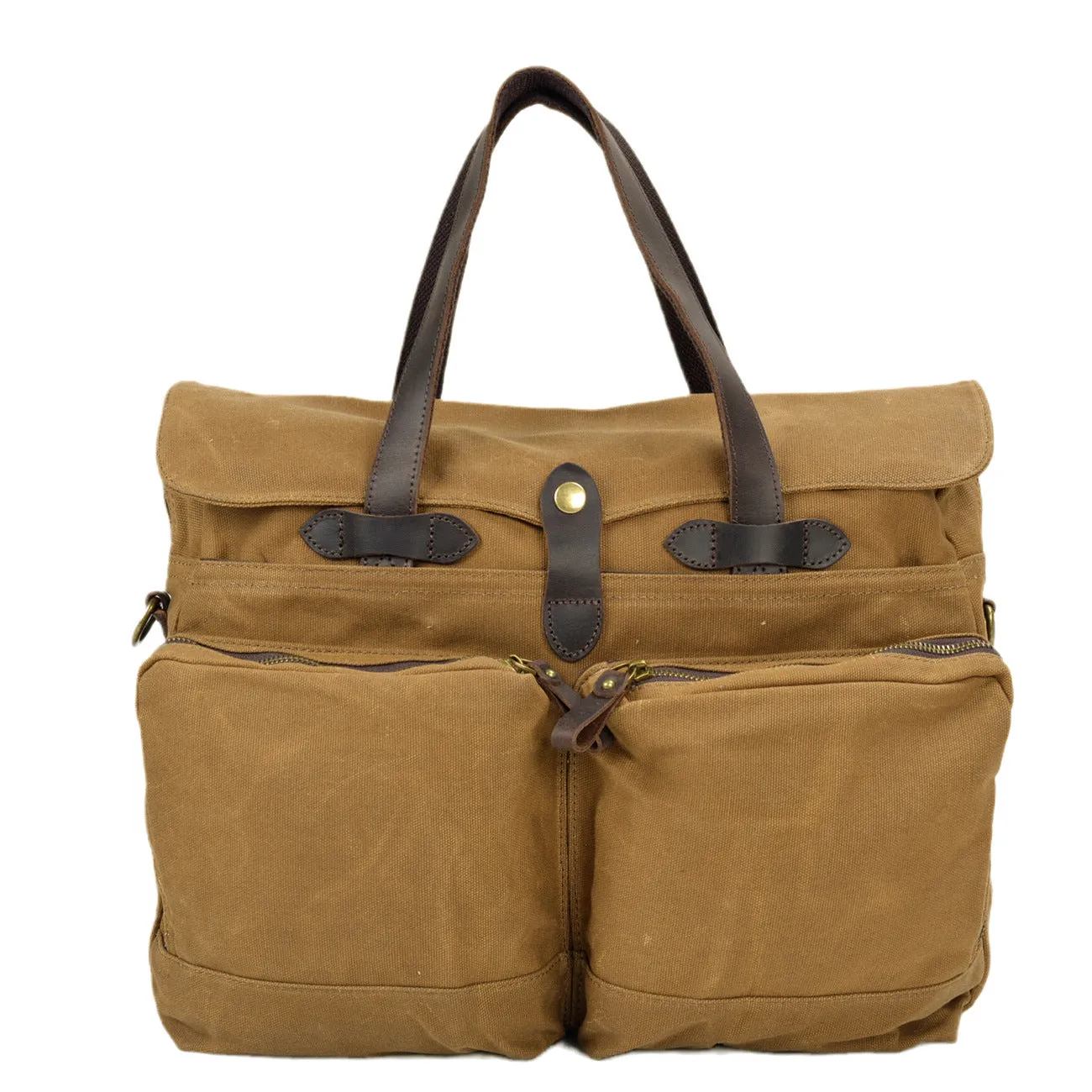 XIEYINSHE 2025 Retro soft oil wax canvas men's bag business briefcase 15.6 inch computer bag casual portable shoulder messenger bag