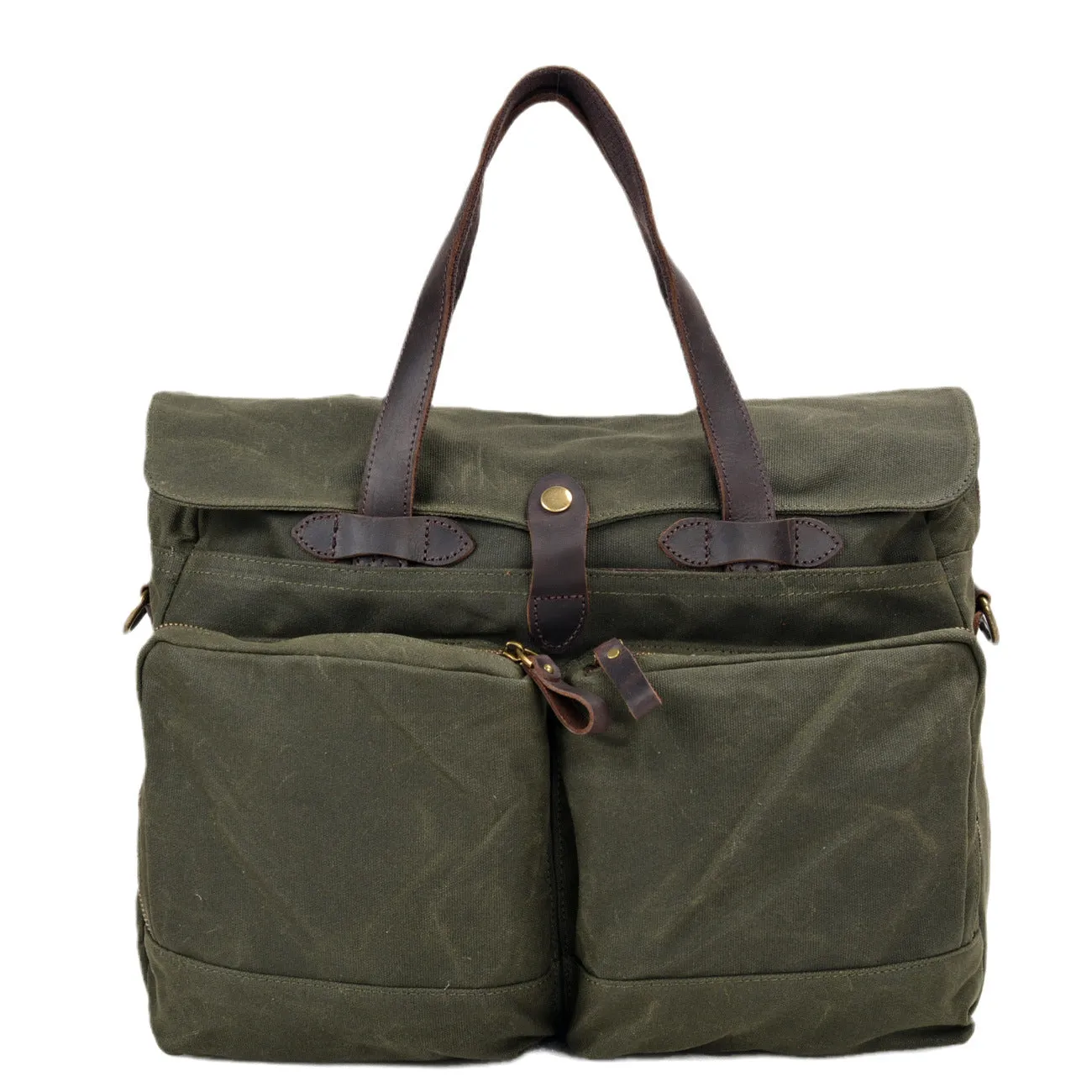 XIEYINSHE 2025 Retro soft oil wax canvas men's bag business briefcase 15.6 inch computer bag casual portable shoulder messenger bag