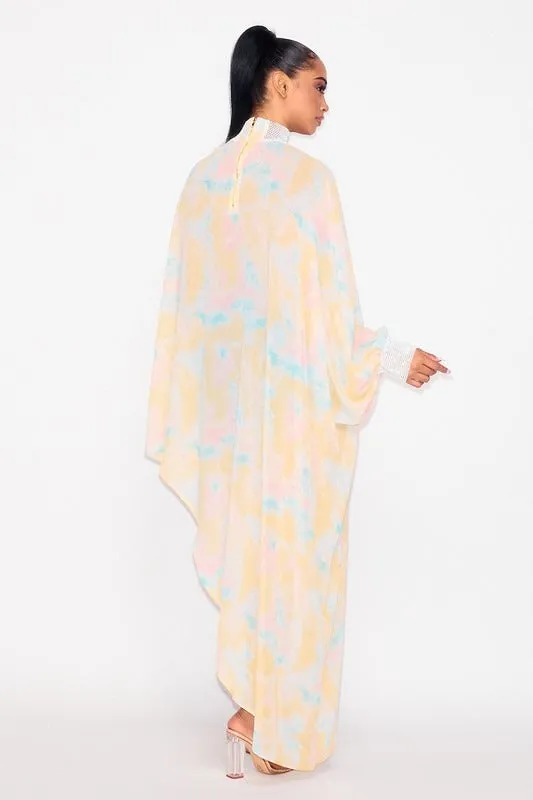 Yellow Chiffon  Asymmetrical Tunic - One Size