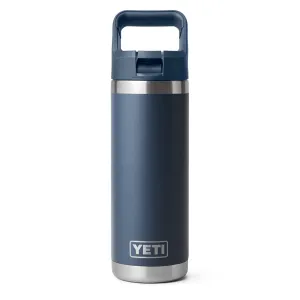 YETI Rambler 18oz Bottle w/ Straw Cap Navy