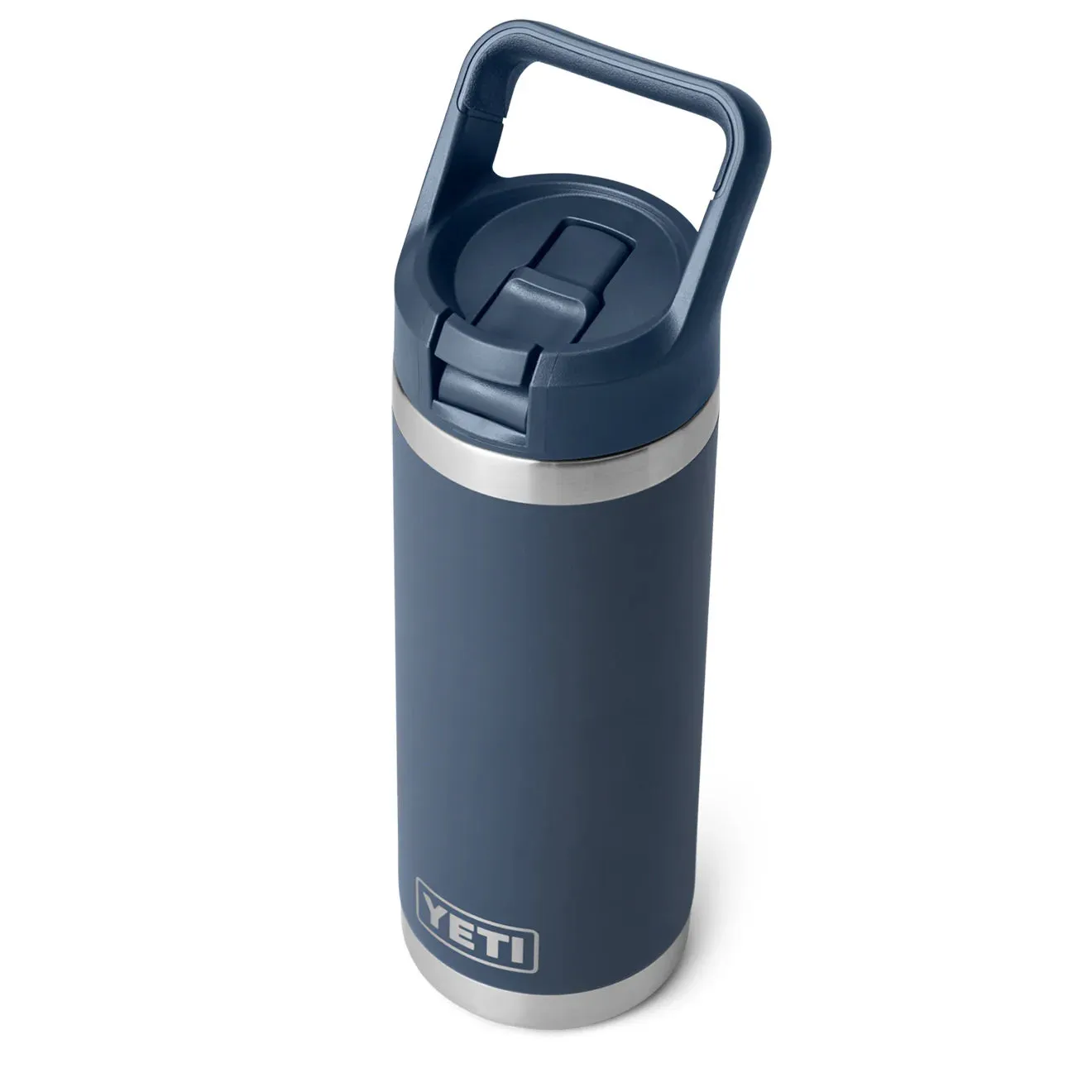 YETI Rambler 18oz Bottle w/ Straw Cap Navy