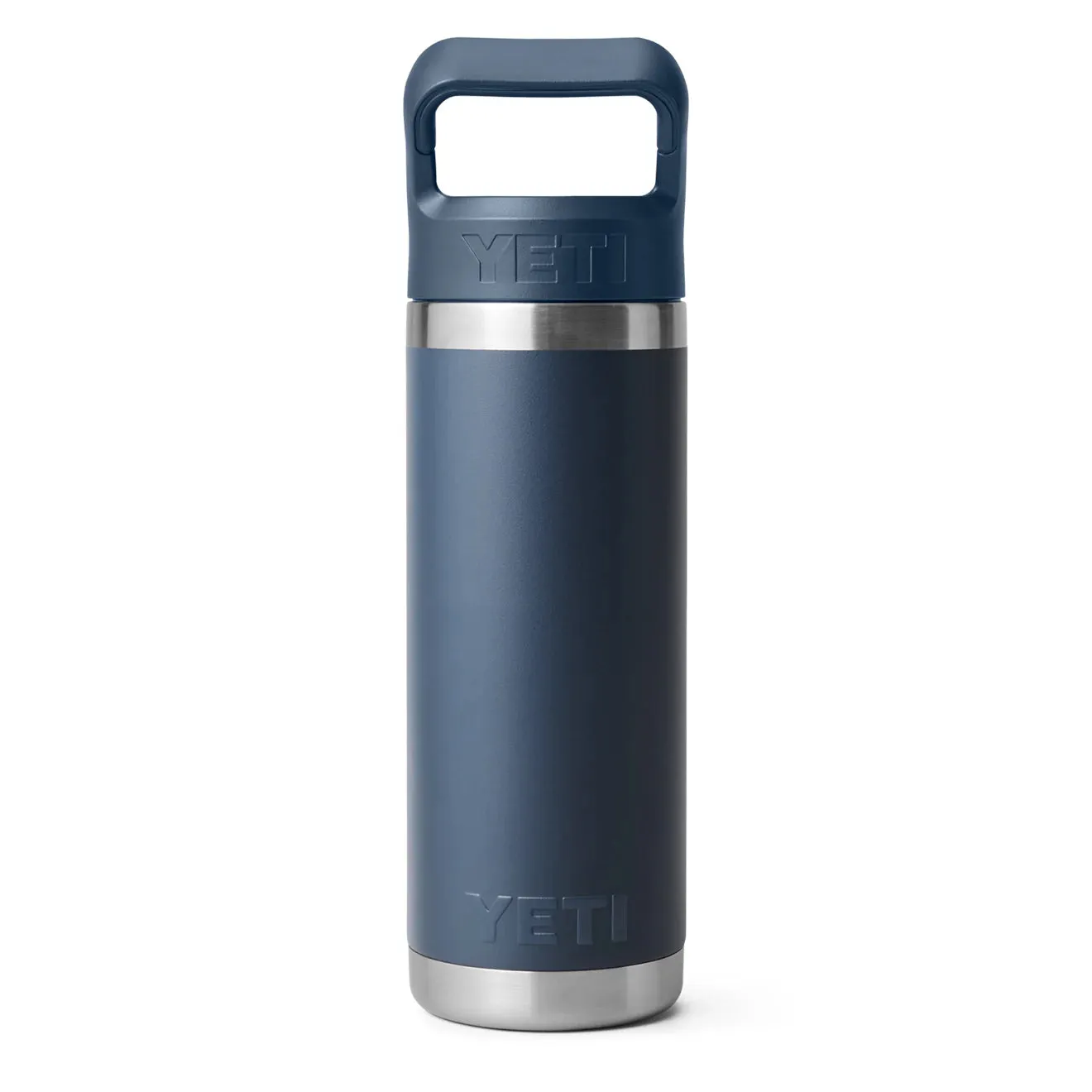 YETI Rambler 18oz Bottle w/ Straw Cap Navy