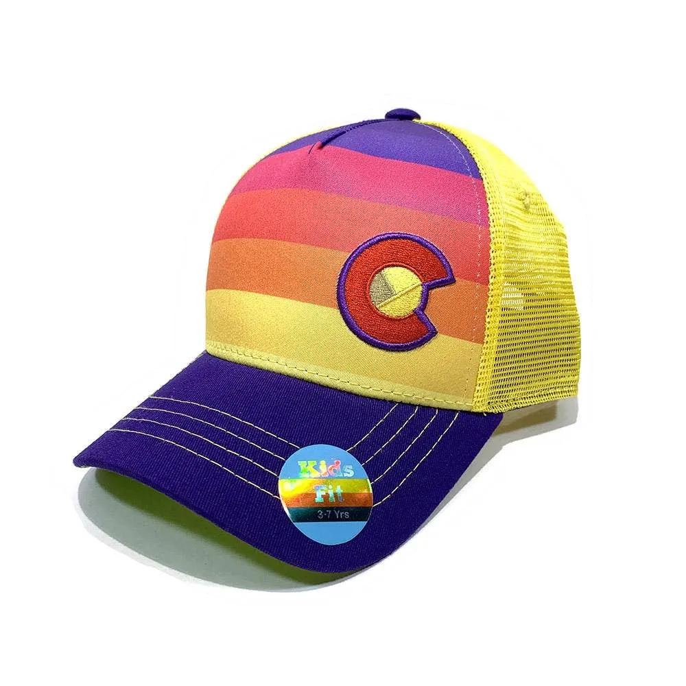 YoColorado - Kids Fit - Candy Fader Trucker Hat