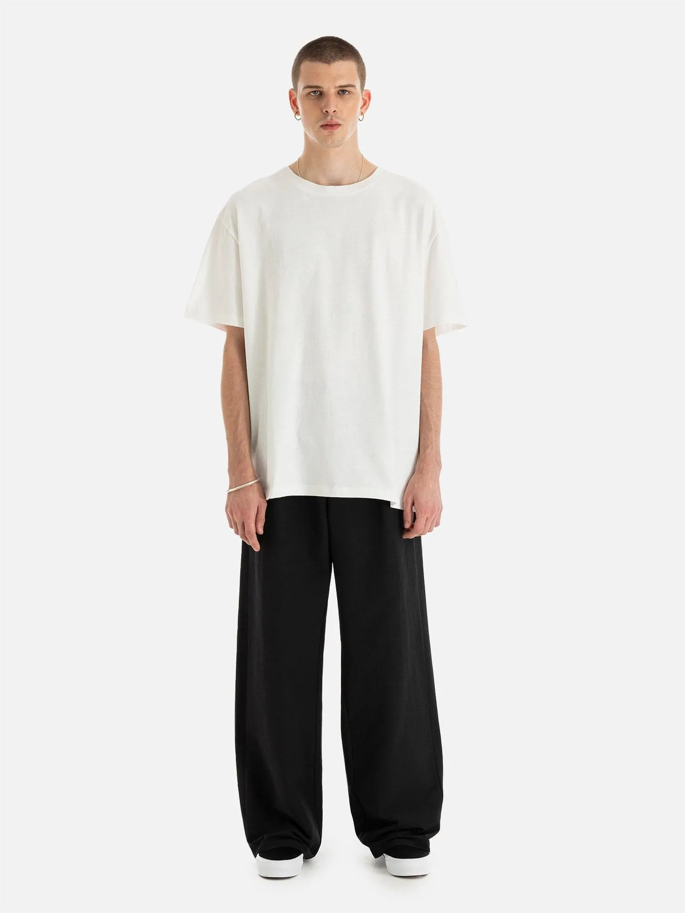 Yuza Sırt Baskılı Relaxed Kesim T-Shirt