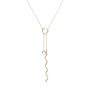 Zig Lariat in Gold