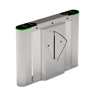 ZKTECO FBL6200PRO- Barrera Peatonal Tipo Flap / Acero Inoxidable / Aletas de Acr
